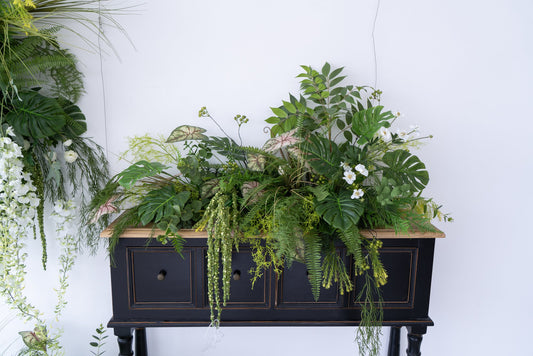 Greenery Floral Table Arrangement – Wedding Table Decor