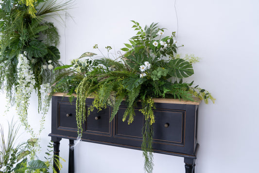 Greenery Floral Table Arrangement – Wedding Table Decor