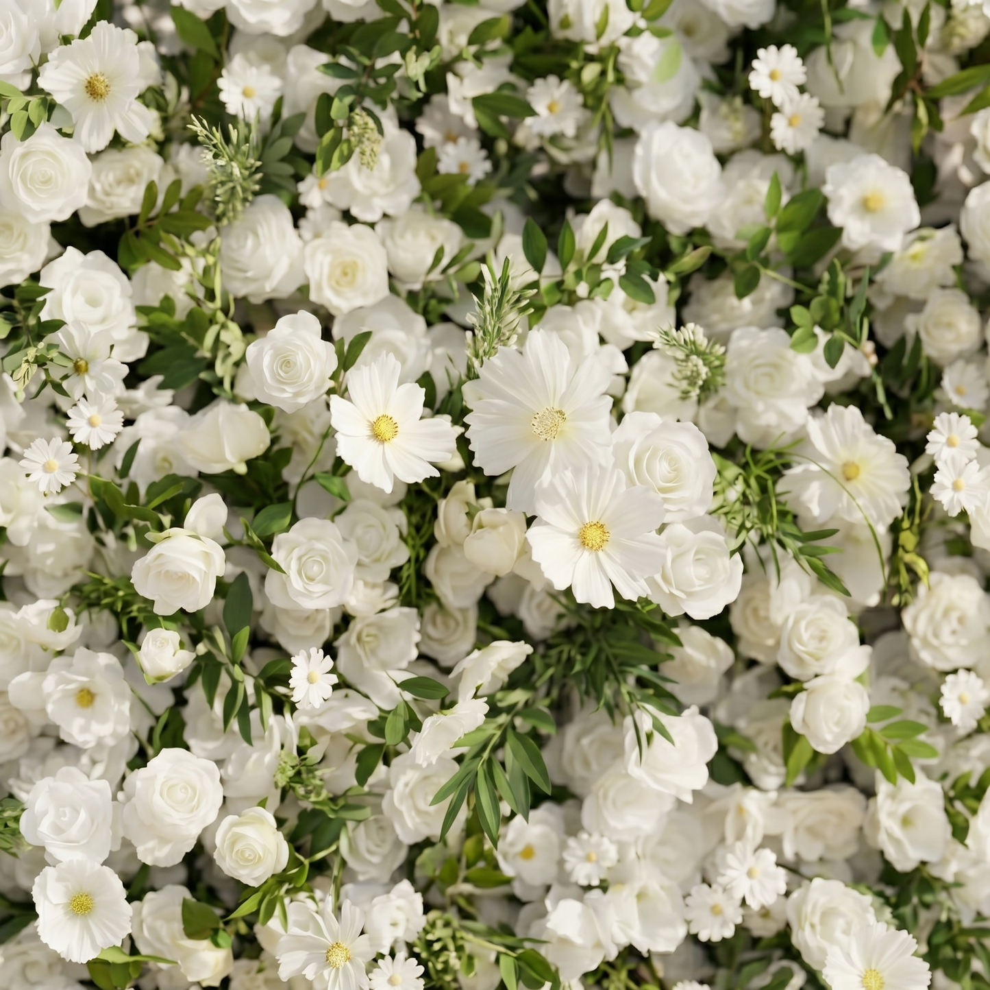 Elegant ivory flower backdrop botanical detail