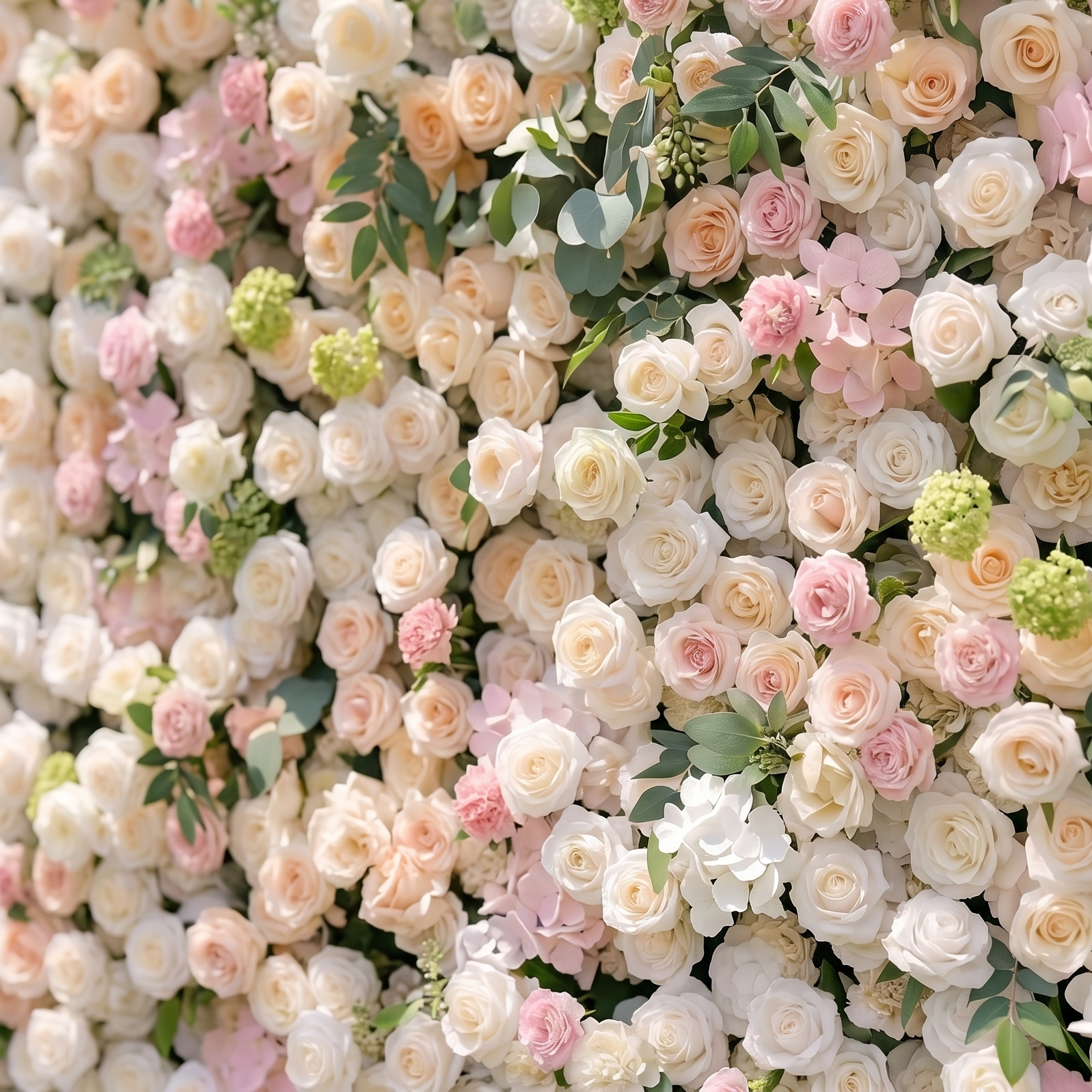Dimensional pink and white floral texture