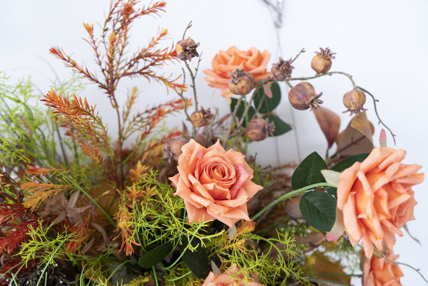 Orange Floral Table Arrangement – Wedding Table Decor