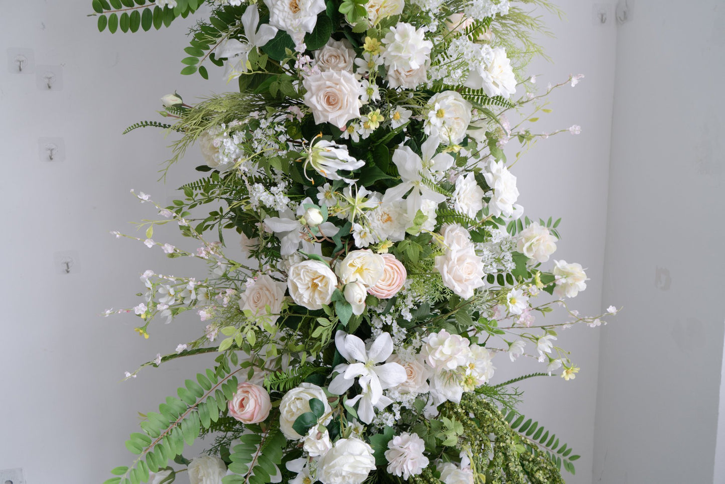 Floral Wedding Arch Set for Ceremony & Reception – Bridal Backdrop Decoration, 5.9×2.8 ft / 6.9×2.8 ft