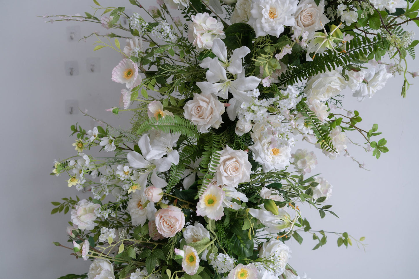 Floral Wedding Arch Set for Ceremony & Reception – Bridal Backdrop Decoration, 5.9×2.8 ft / 6.9×2.8 ft