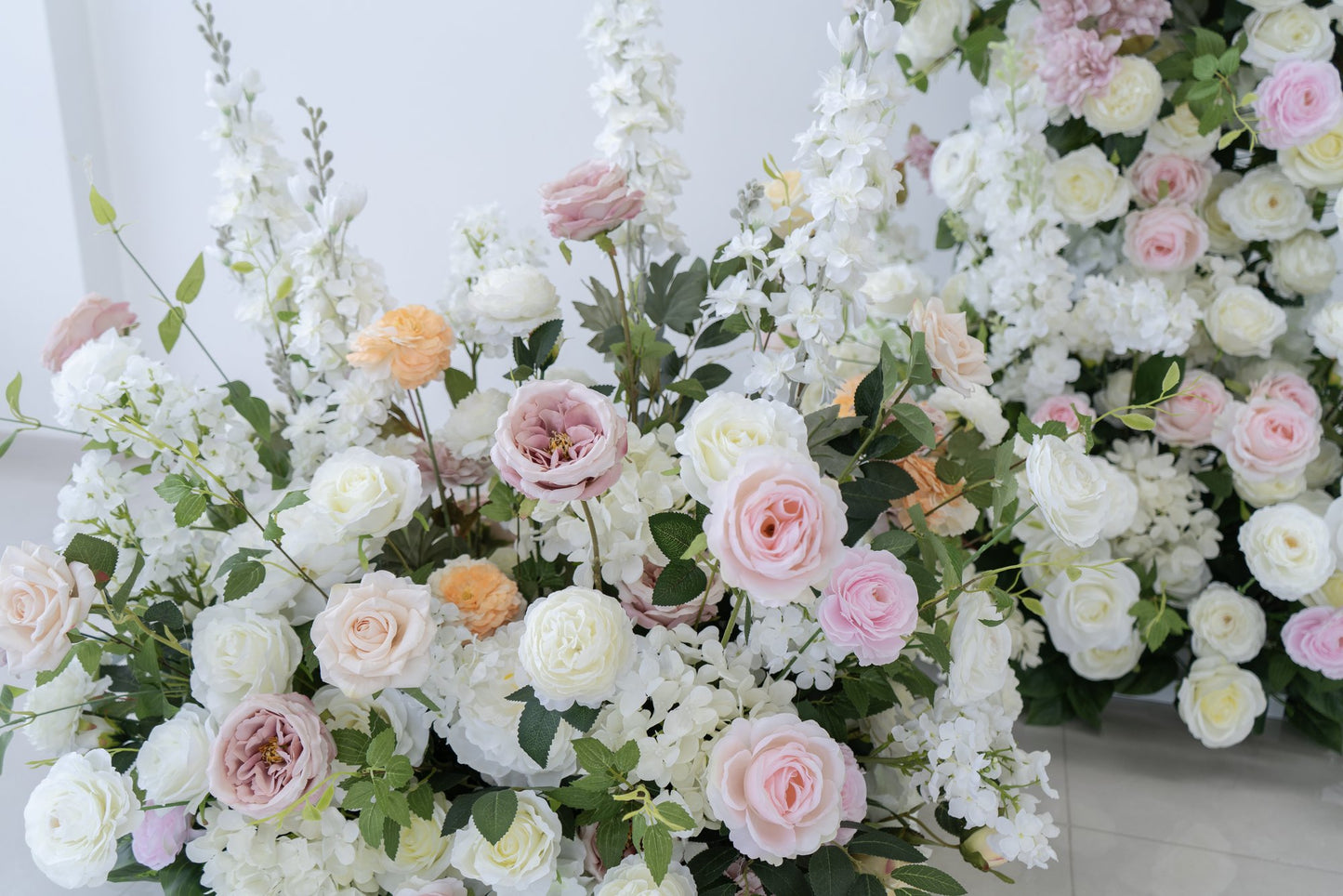 Blush Pink Floral Row – Wedding Aisle Decor