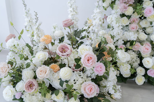 Blush Pink Floral Row – Wedding Aisle Decor