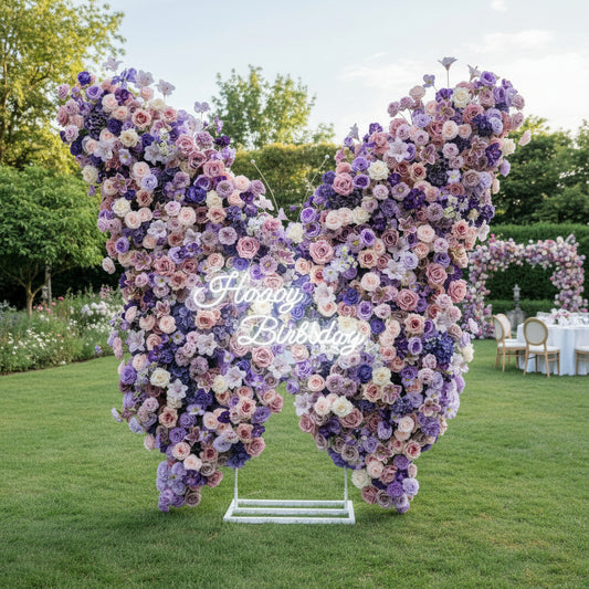 Premium Wedding Floral Arch Decor for Ceremony & Reception – Bridal Backdrop Decoration, 6.9×7.1 ft