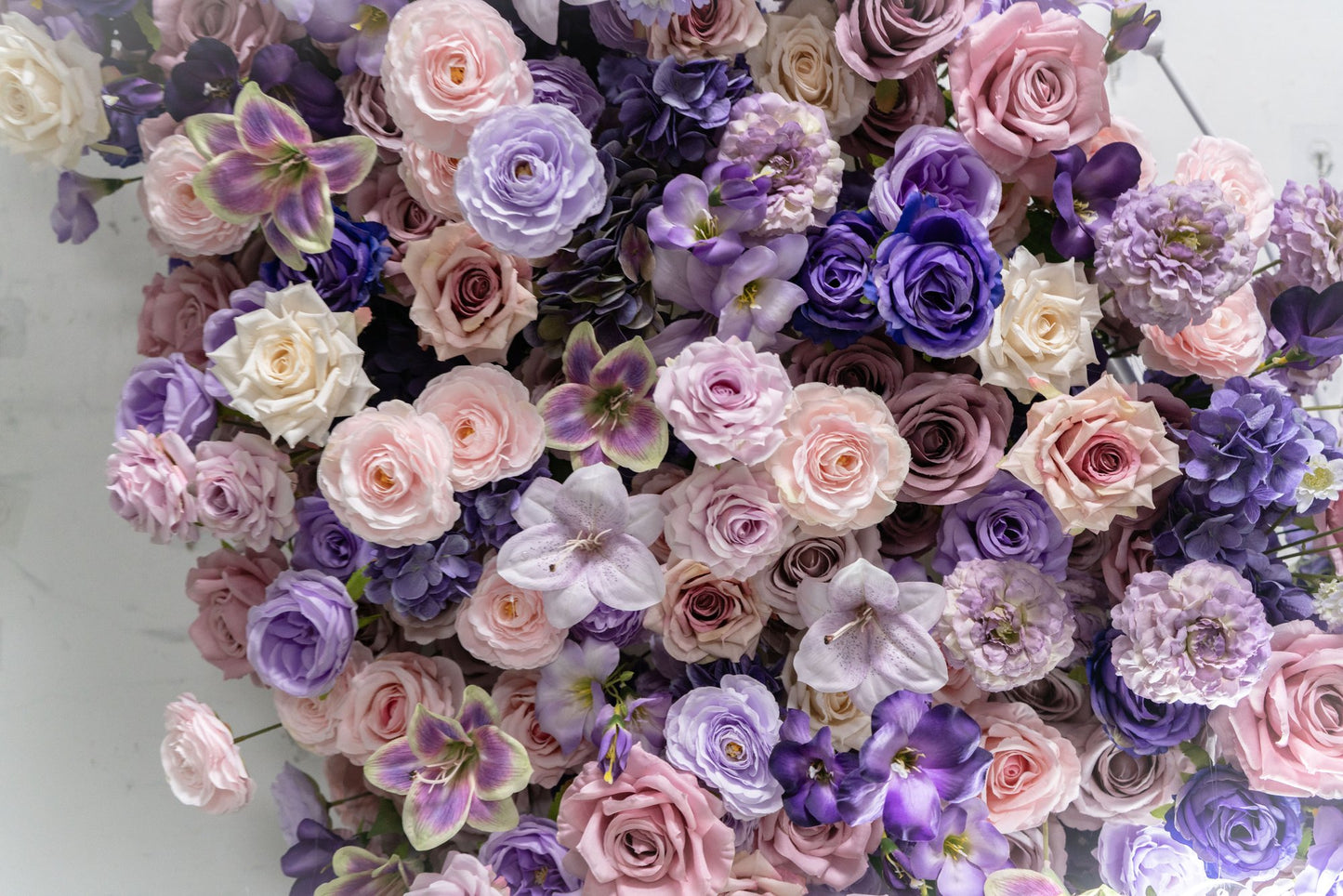 Premium Wedding Floral Arch Decor for Ceremony & Reception – Bridal Backdrop Decoration, 6.9×7.1 ft