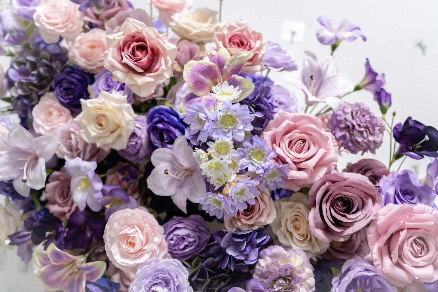 Premium Wedding Floral Arch Decor for Ceremony & Reception – Bridal Backdrop Decoration, 6.9×7.1 ft