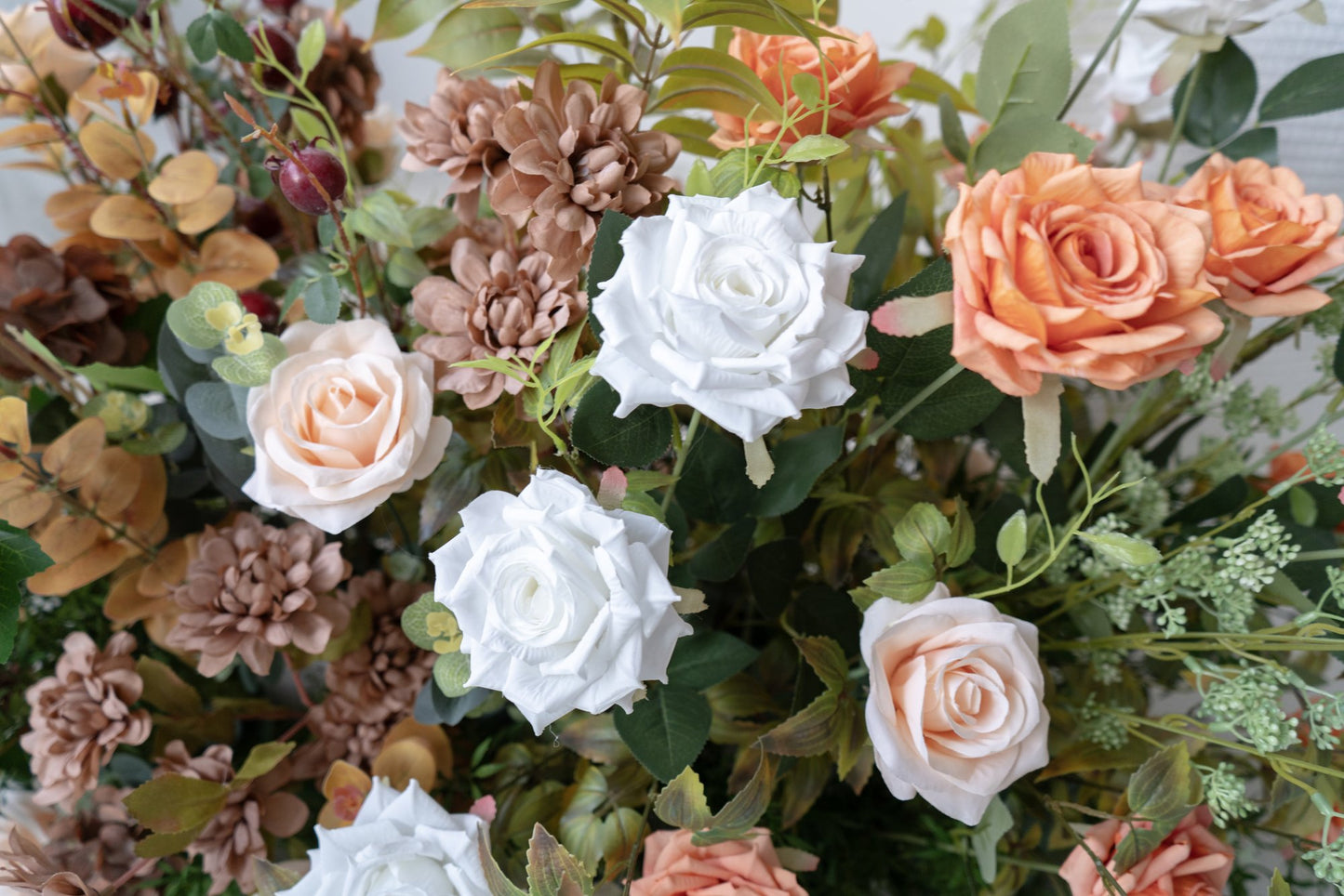 Champagne Floral Row – Wedding Aisle Decor