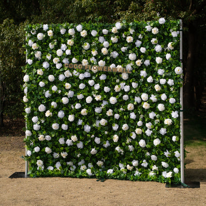 Versatile DIY silk flower wall detail 2