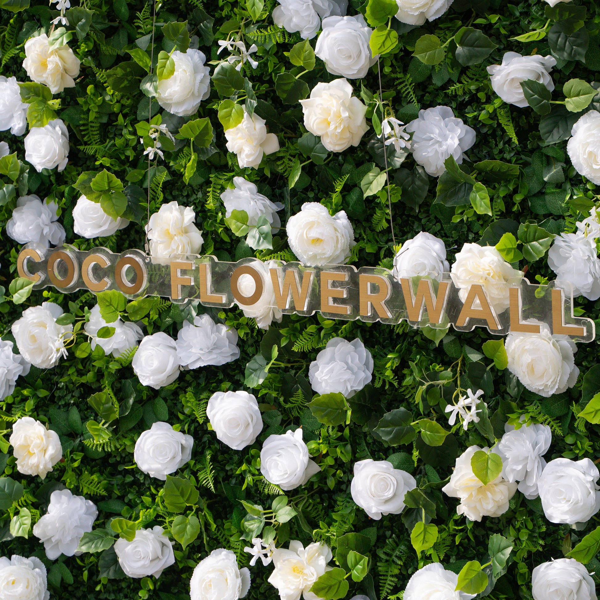 Versatile DIY silk flower wall detail 3