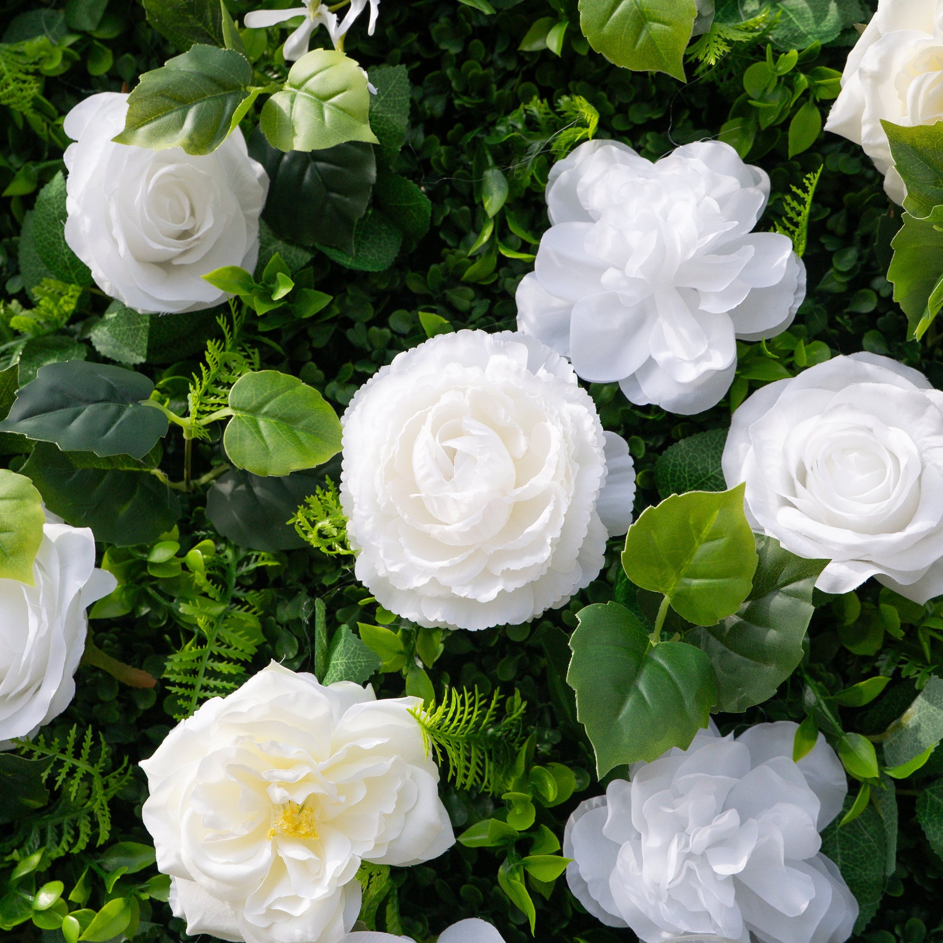 Versatile DIY silk flower wall detail 4
