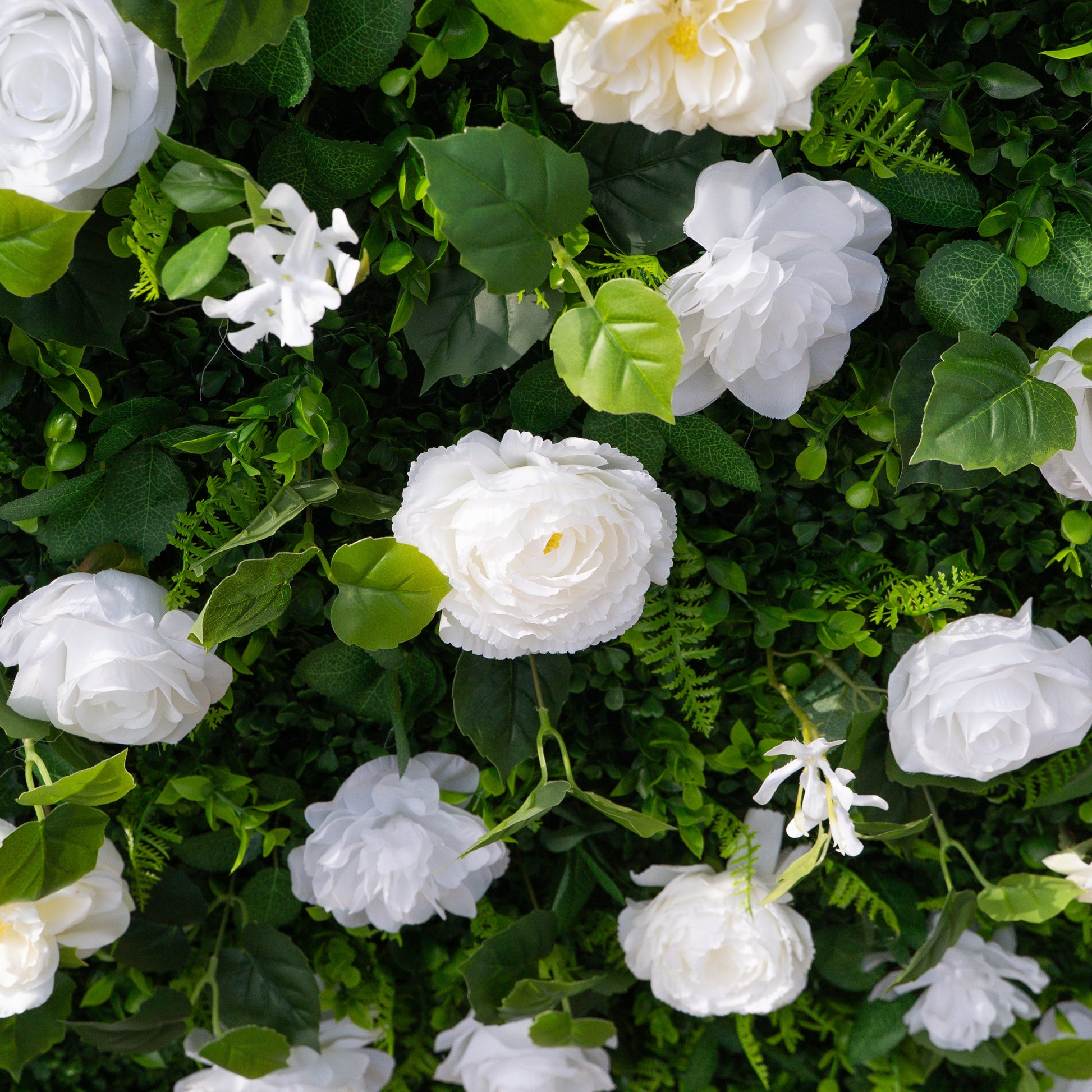 Versatile DIY silk flower wall detail 6