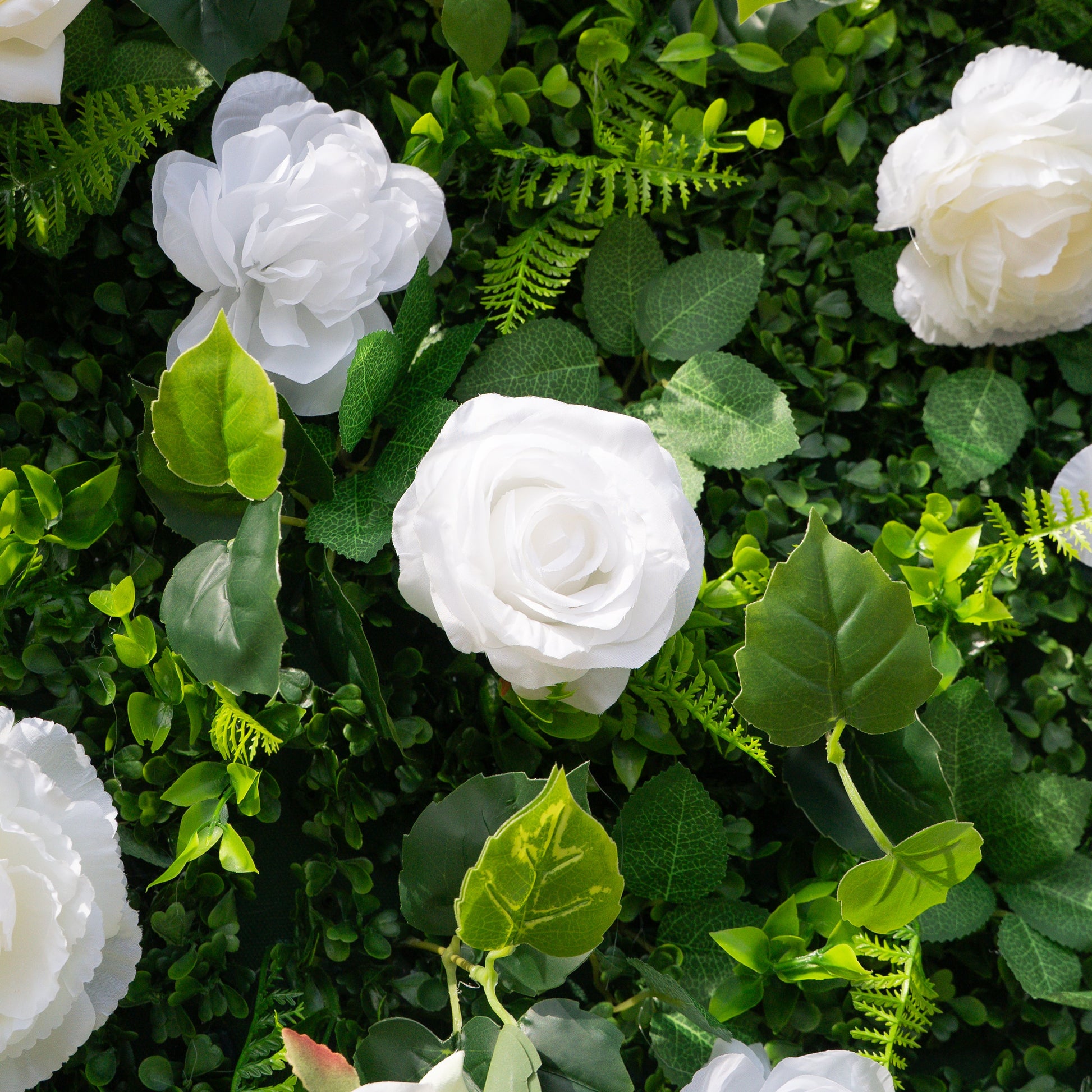 Versatile DIY silk flower wall detail 7