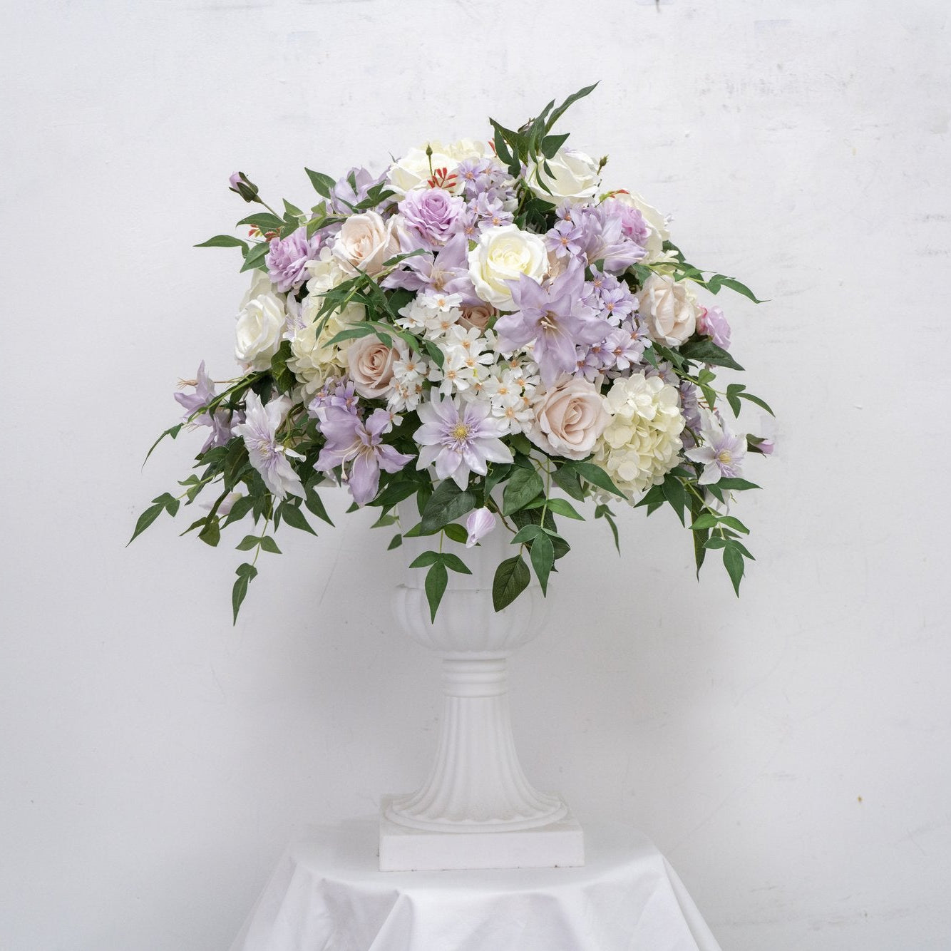 Pastel Mix Floral Centerpiece – Wedding Table Decor