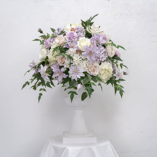 Pastel Mix Floral Centerpiece – Wedding Table Decor