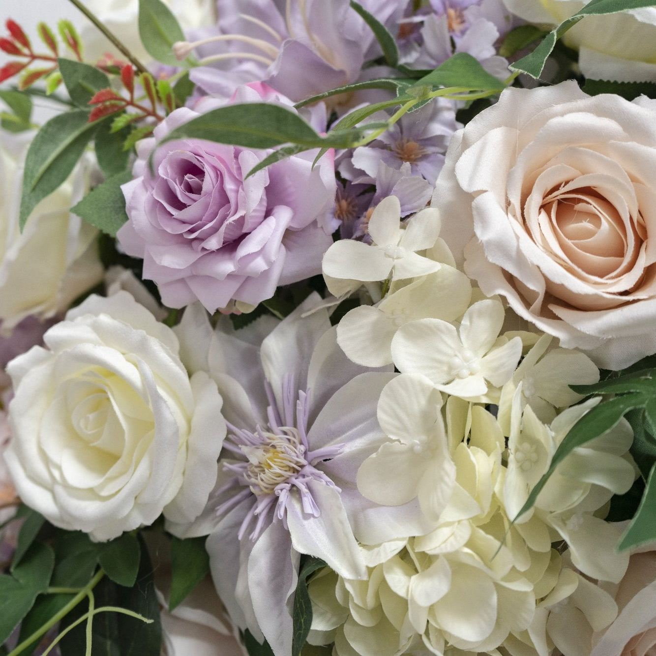 Pastel Mix Floral Centerpiece – Wedding Table Decor