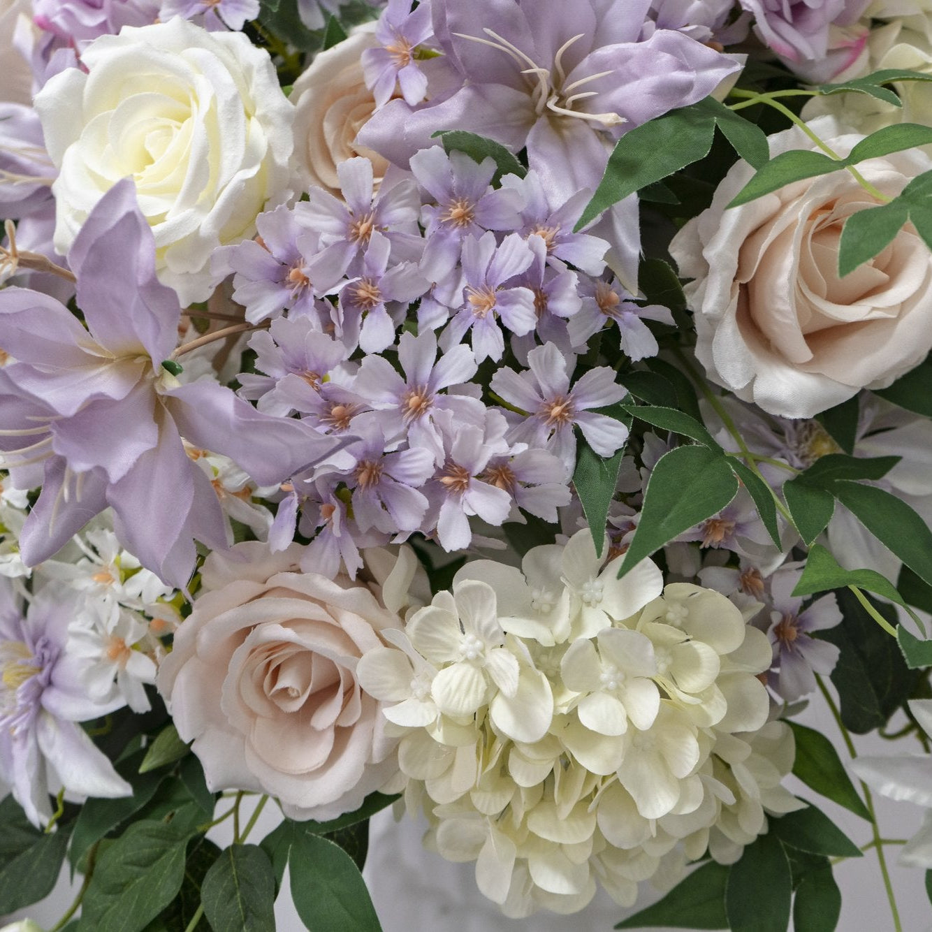 Pastel Mix Floral Centerpiece – Wedding Table Decor